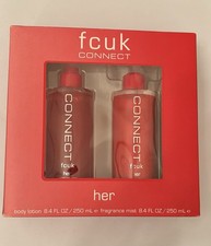 Image of Fcuk Connect For Her Gift Set - 1 x Fragrance Mist 250ml & 1 x Body Lotion 250ml