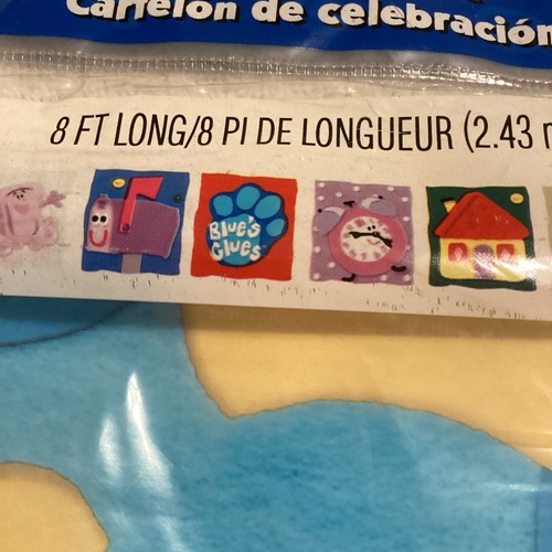 Blue's Clues 1 Banner + 32 Beutetüten Leckerlisäcke Partyzubehör Nick Jr Neu in Verpackung - Bild 4 von 8