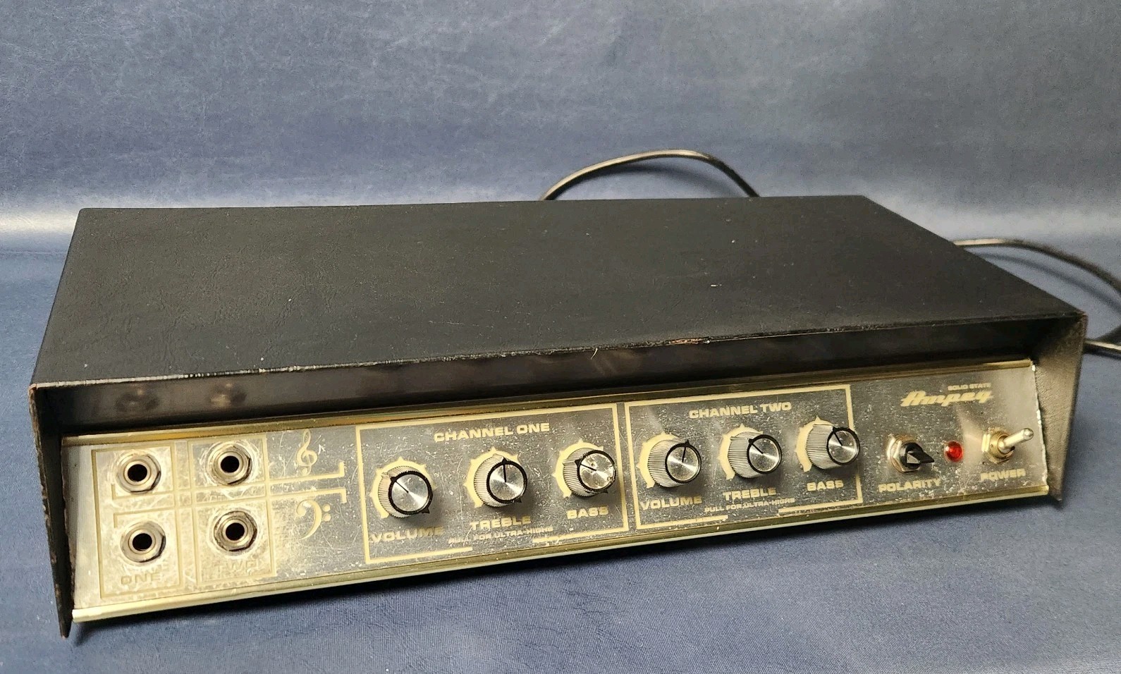 Vintage Ampeg BT 15-18 Solid State Bass Amp Head FOR PARTS  /  REPAIR