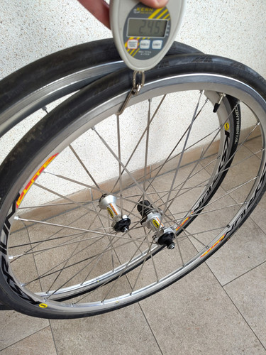 Laufradsatz Mavic Ksyrium Elite Shimano 9/10/11-Fach Clincher silber - Bild 9 von 9