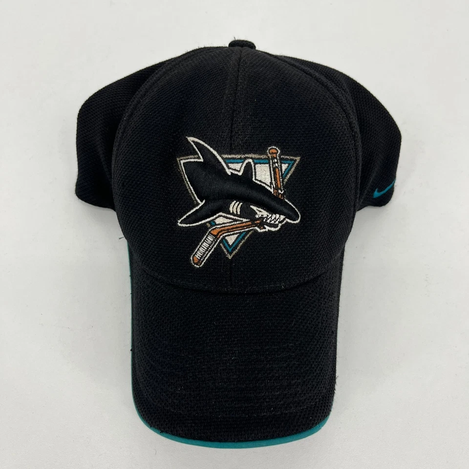 Nike San Jose Sharks Hockey Calce Elástico Sombrero Para Hombre Talla XL Negro NHL Foto 2 de 4