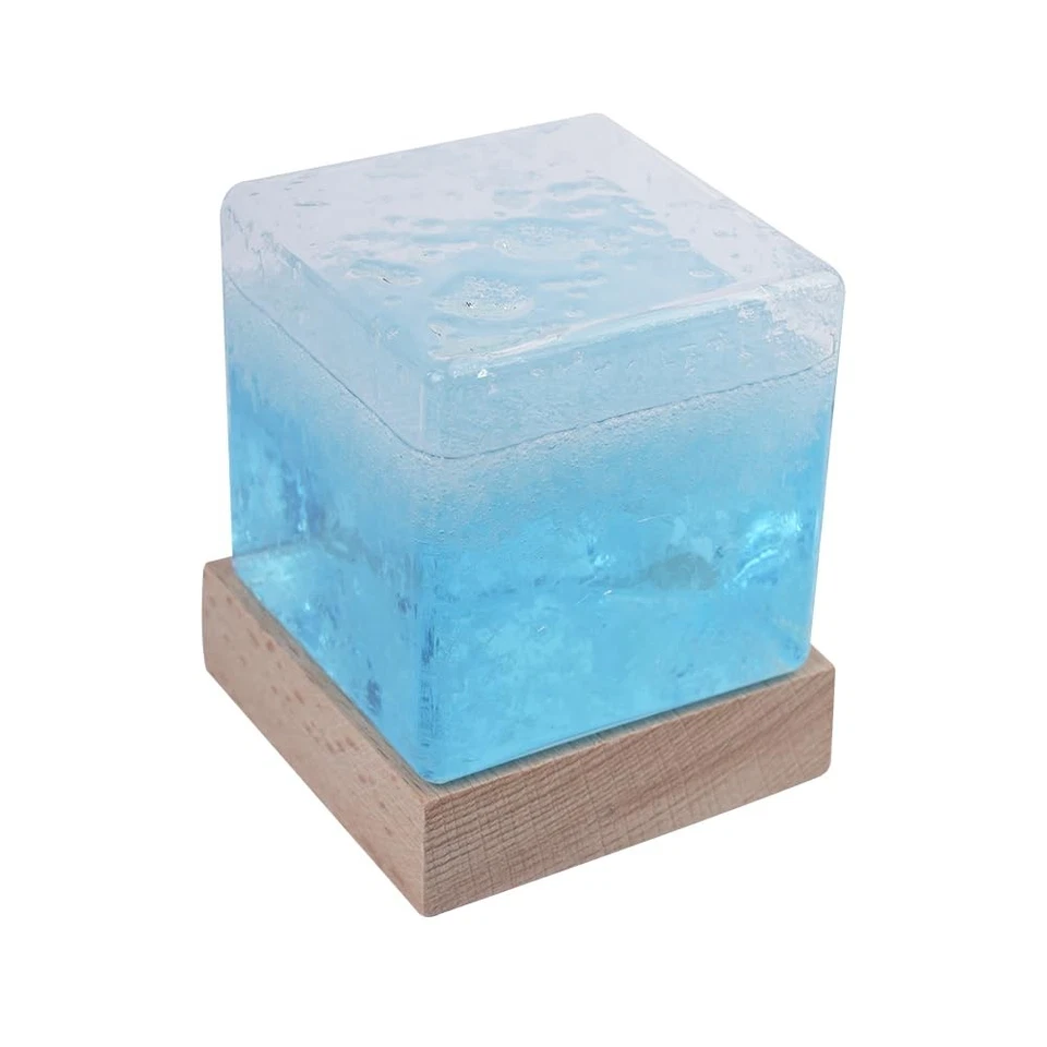 Wetterstation Sturmglas Wettervorhersager kristallblauer Wasserwürfel-Sturm G... - Bild 4 von 4