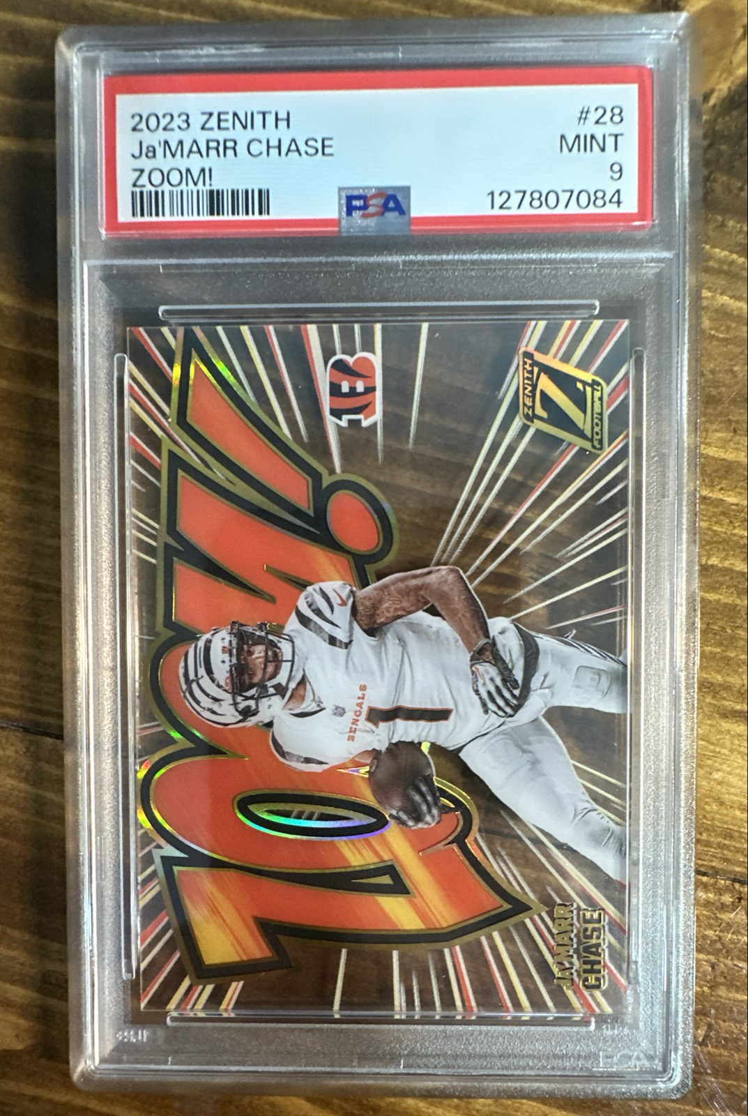 2023 Panini Zenith - Zoom! Ja'Marr Chase #28 PSA 9 Cincinnati Bengals LSU NFL