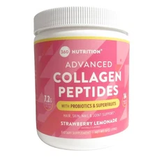 ADVANCED Collagen Peptides Protein w/ Probiotics & Antioxidants by 360 Nutrition