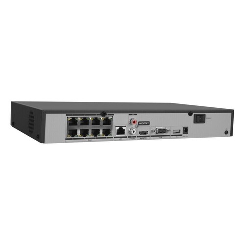 Grabadora de video Hikvision AcuSense 4K 12MP DS-7608NXI-K1/8P(B) NVR 8CH 8PoE 1SATA - Imagen 2 de 4