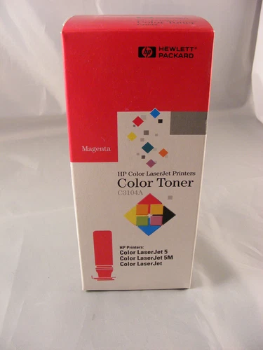 Genuine HP Color Laserjet Toner * Magenta C3104A New