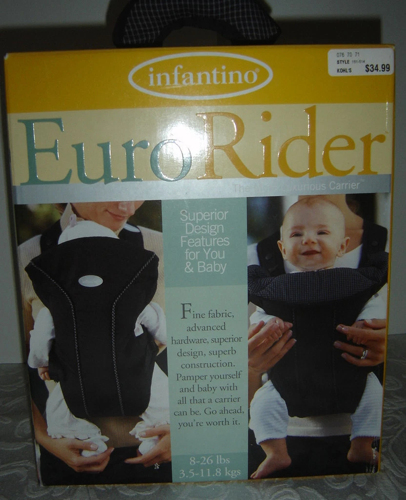 Infantino eurorider sales baby carrier