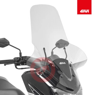 Set GIVI Pare-Brise 2123DT + Attaques D2123KIT pour Yamaha Nmax 125-155 - Photo 1/3