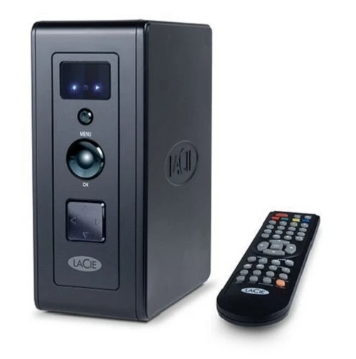 LaCie LaCinema Premier 301814AR 500GB USB 2.0 Multimedia Festplatte (schwarz)NEU