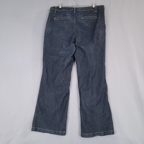 Pantalones de mezclilla para mujer Cato Premium tiro medio rectos azules talla 16 - Imagen 6 de 11