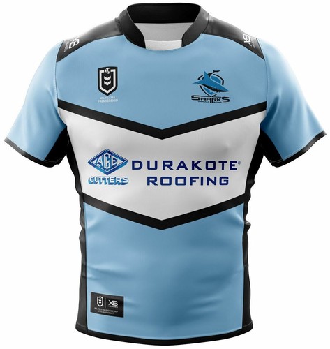 Cronulla Sharks Home Jersey Mens Sizes Small - XL Available NRL XBlades 19 - Photo 7/10