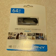 PNY Flash Drive USB 2.0, 64GB NEW