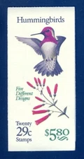 US 2646a BK201 Hummingbirds, Complete Booklet/20, Mint NH