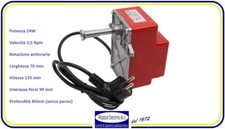 MOTORE MOTORIDUTTORE GIRARROSTO 24W 3,5 Rpm Portata 6/7Kg Forno Barbeque camini