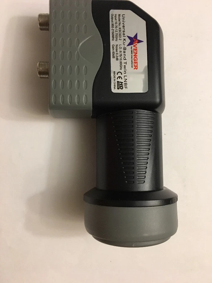 Avenger KSC322-2 0,2 дБ универсальный двойной выход Ku-диапазон спутниковый LNB, HDTV готов - Изображение 4 из 4