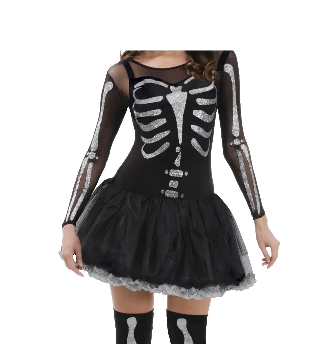 Серебряные костюмы для платьев на Хэллоуин