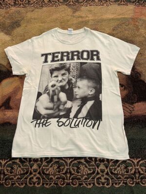 Terror the Solution 100% cotton t-shirt, men women style QT669
