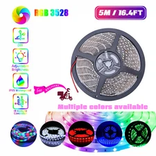 LED Strip Light SMD 3528 Flexible Tape 300LED 16FT indoor outdoor lighting rope