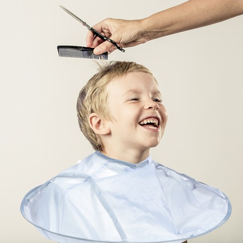 2 Pcs Waterproof Haircut Cloak Haircutting Cape for Children Kids Man - Picture 8 of 12