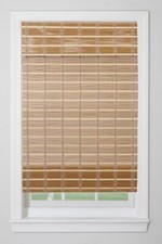 TJ Global Cordless Bamboo Window Blind Sun Shade, Light Filtering Roman...