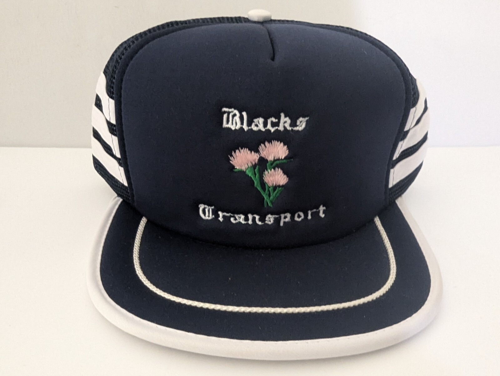 Custom Trucker Baseball Cap with Floral Print for Advertising & Transport-image