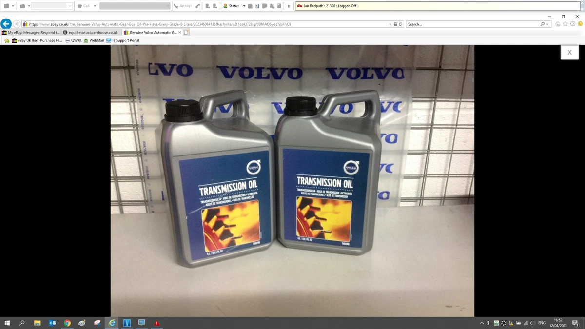 Volvo Automatic Transmission Fluid Change Kit Genuine Volvo, 55 OFF