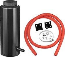 Universal Radiator Coolant Catch Tank Overflow Reservoir 800ml Black Aluminum Universal Radiator Coolant Catch Tank Overflow Reservoir 800ml Black Aluminum
