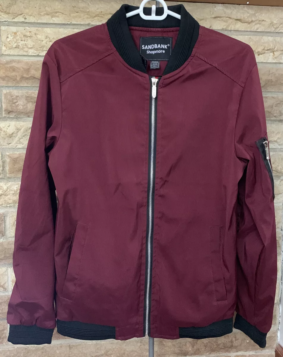 Sandbank men's slim fit lightweight softshell flight bomber jacket coat hot sale