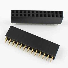 50Pcs 2.54mm 2x13 Pin 26 Pin Female Double Row Straight Pin Header USA SHIP
