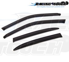 Dark Smoke Outside Mount Window Visor Rain Guard 4pcs For Mazda 626 1997-2002