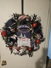"Let it Snow" Christmas Pine Wreath 24"