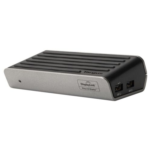 TARGUS USB 3 UNIVERSAL DOCK HUB DUAL VID HDMI DP DVI INKL LADEGERÄT PSU USB C KABEL - Bild 12 von 16