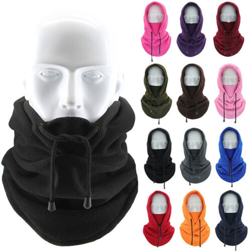 Windproof Fleece Neck Winter Warm Balaclava Ski Full Face Cover for Cold Weath - Picture 1 of 24