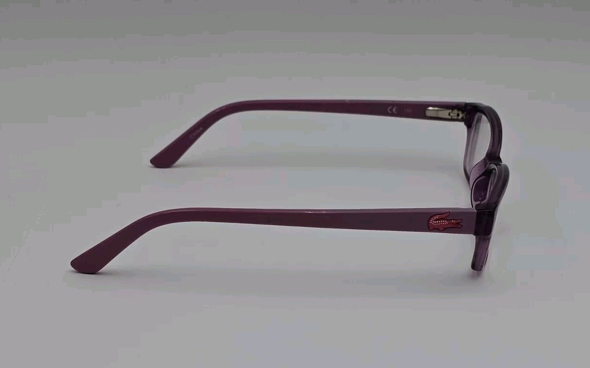 Lacoste Eyeglasses L3608 513 Purple/Pink Rectangular Frame 48[]15 130 LACOSTE L3608 513 Eyeglasses Frame Petite 48-15-130 Purple  main image 4