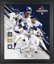 In Hand! Los Angeles Dodgers 2024 World Series Champions 20”x24