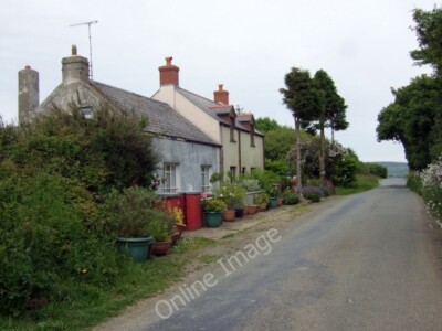 Photo 6x4 High houses Bengal/SM9532 Two lonely roadside dwellings high u c2010
