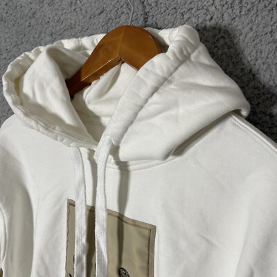 Burberry Logo Patch Hoodie Men's London England Made In Italy Sz S