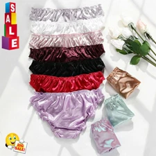 Sexy Women Ladies Satin Silky Briefs Panties Lingerie Underwear Knickers S-XL↗