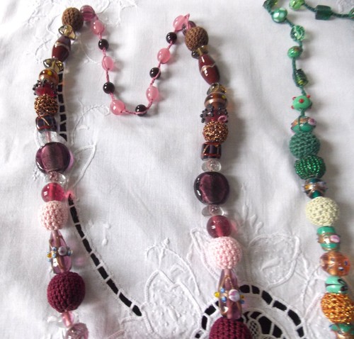 COLLIERS CROCHET CREATION S RAISONNIER FETE DES MERES *** - Picture 4 of 5