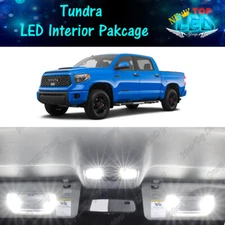17x White LED Lights Interior Package Kit for 2007 - 2020 2021 Toyota Tundra
