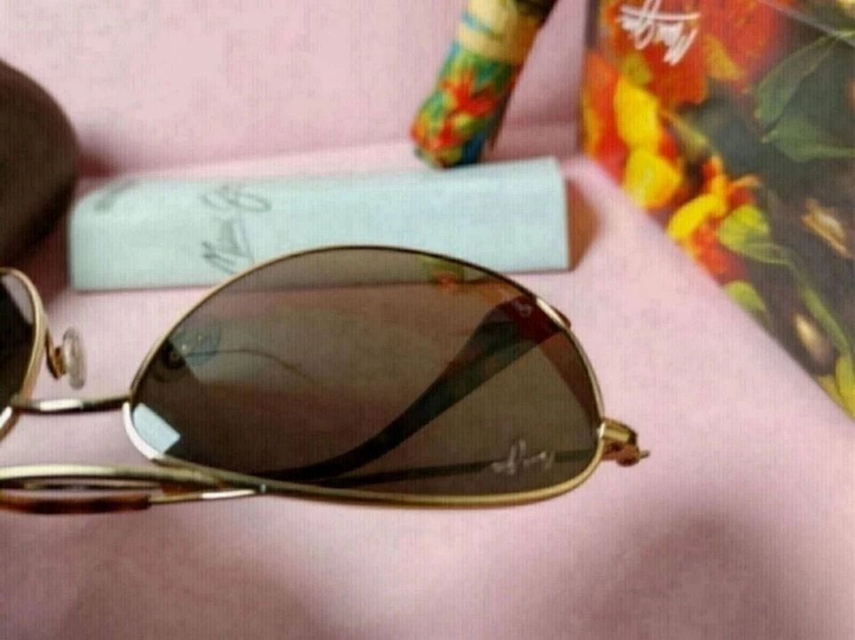 Gafas de sol Maui Jim HS247-16 CLIFF HOUSE doradas polarizadas HCL lentes de bronce Foto 4 de 4