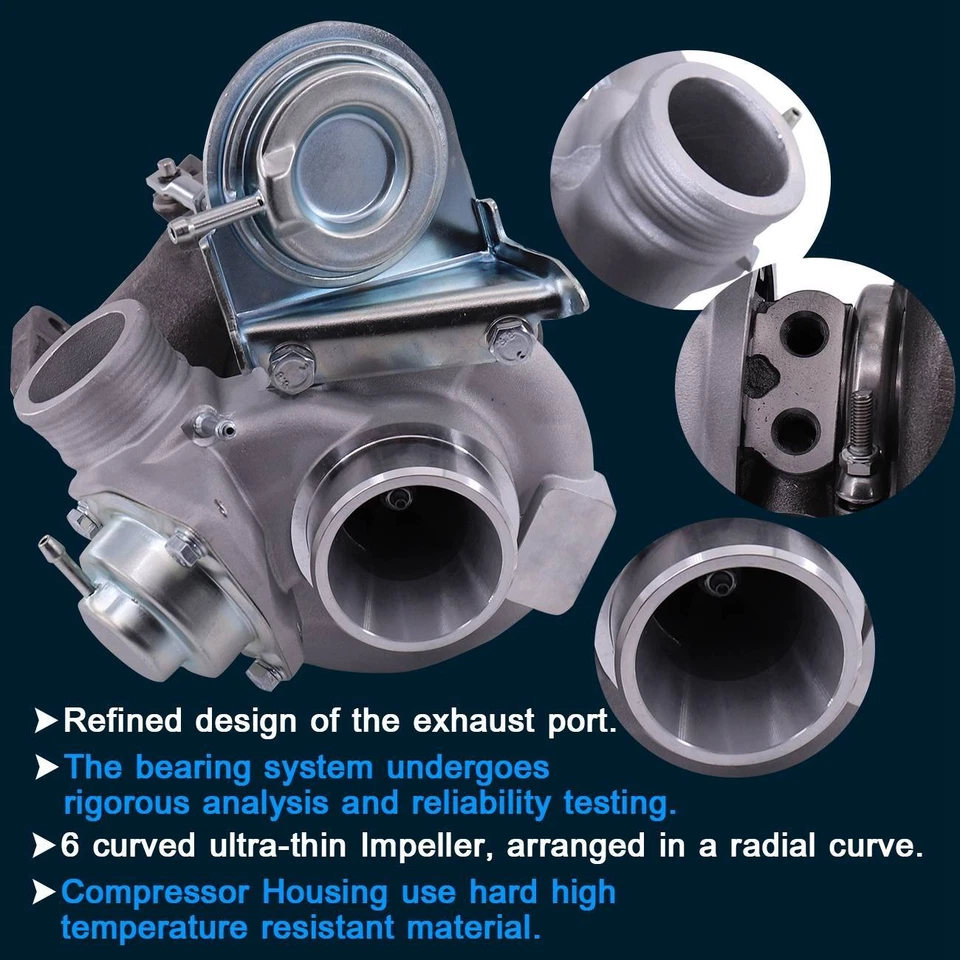 FOR Volvo V40 S40 1.9L 99-04 Turbo Turbocharger 8601661 - Изображение 3 из 4