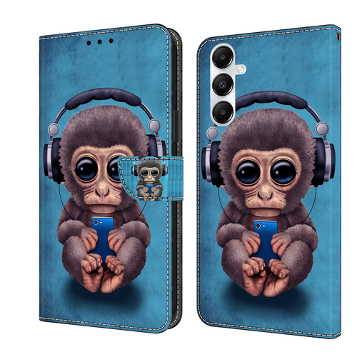 Case For Samsung A06 A05 A16 A36 A26 A56 Patterned Flip Wallet Stand Phone Cover - 第 28/31 張圖片
