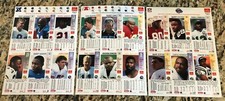 McDonalds 1993 Gameday Collector Cards Sheets A, B, C