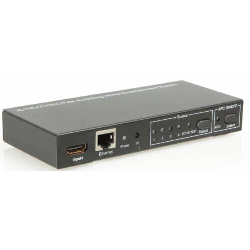 Sistema de entretenimiento en el hogar 3D HEAC CEC conmutación rápida HDMI Ethernet - Imagen 1 de 5
