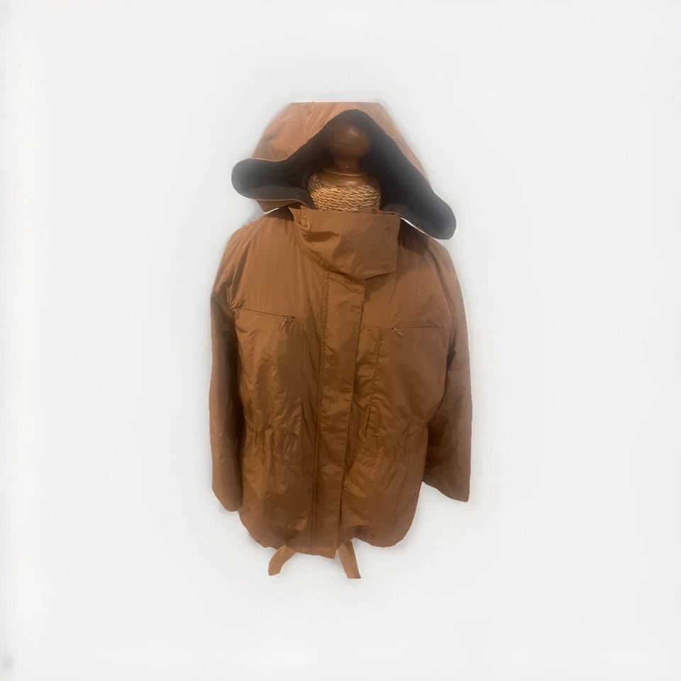 Armani Collezioni Mujer’s Chaqueta Abrigo con Capucha Impermeable Chaleco Extraíble Foto 2 de 4