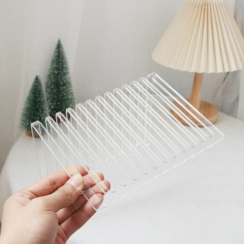 Clear Display Stand Vinyl LP Rack Album Record Holder Storage Organzier - Photo 3/12