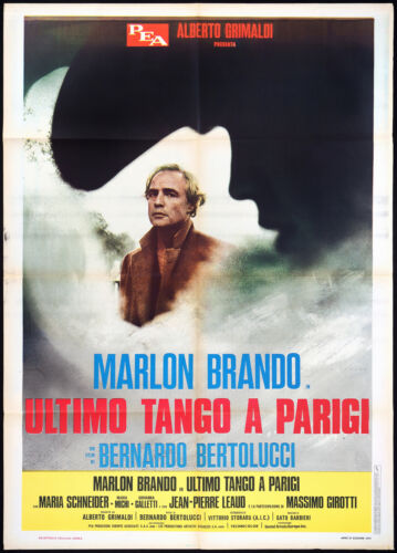 ULTIMO TANGO A PARIGI MANIFESTO MARLON BRANDO 1972 LAST TANGO IN PARIS POSTER 2F