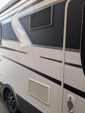 Thetford large fridge vent white or grey with or without frame