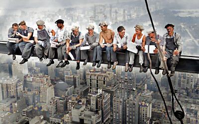 1932 Lunch atop a Skyscraper 13x19'' Photo Print
